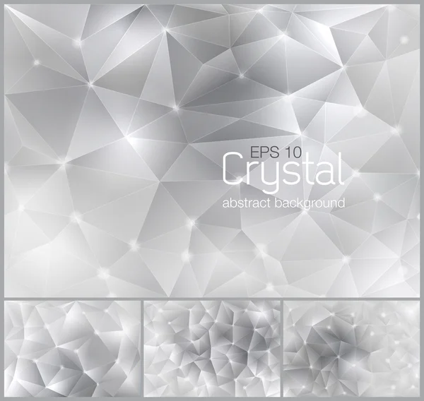 Crystal abstraktní pozadí — Stockový vektor